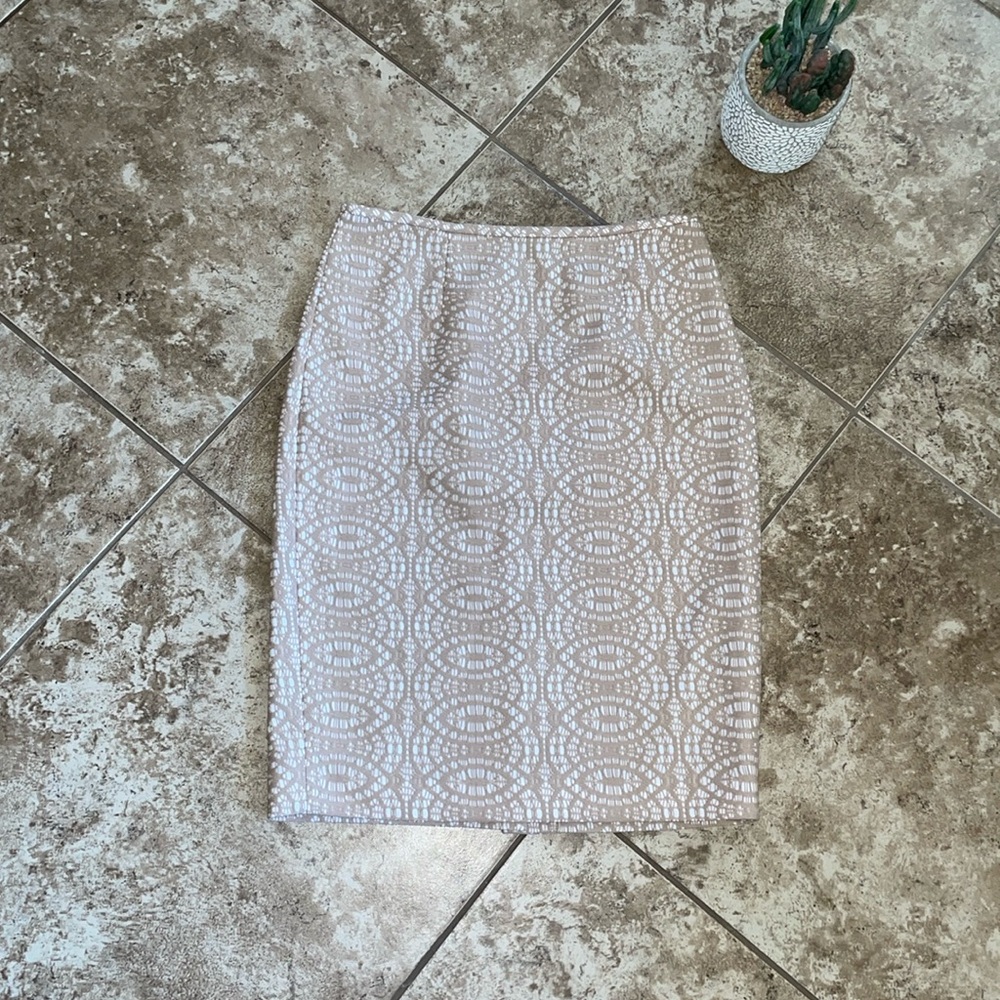 Calvin Klein tan skirt